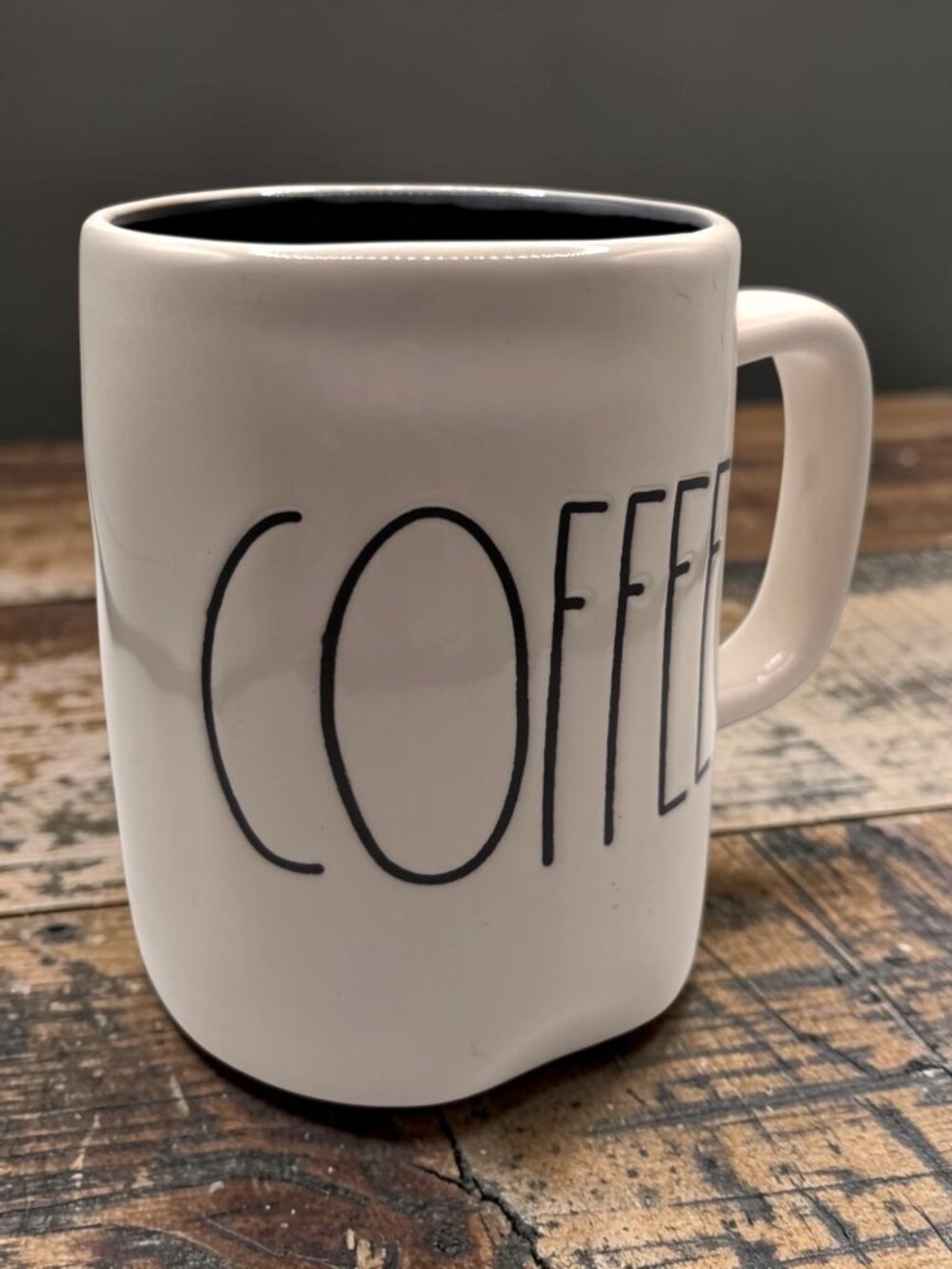 Rae Dunn Artisan Collection Coffee Mug With Black Interior - Ceramic - Dishwashe